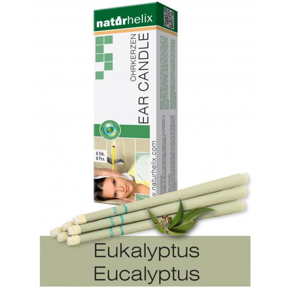 Naturhelix Ohrkerzen mit Eukalyptus-Öl, 6er-Packung