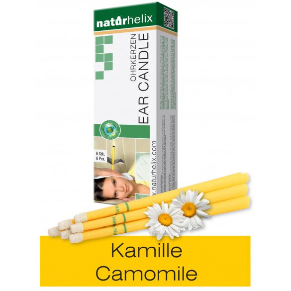 Naturhelix Ohrkerzen mit Kamillenöl, 6er-Packung