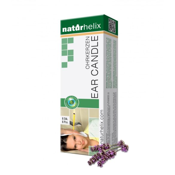 Naturhelix Ear Candles with Lavender Oil, 6pcs Pack