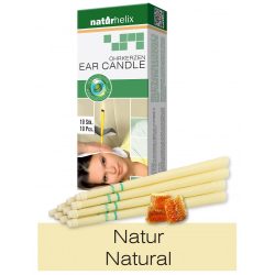 Naturhelix Ear Candles - Natural, 10pcs Pack