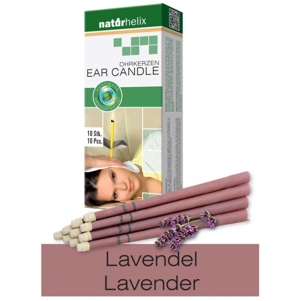 Naturhelix Ear Candles with Lavender Oil, 10pcs Pack