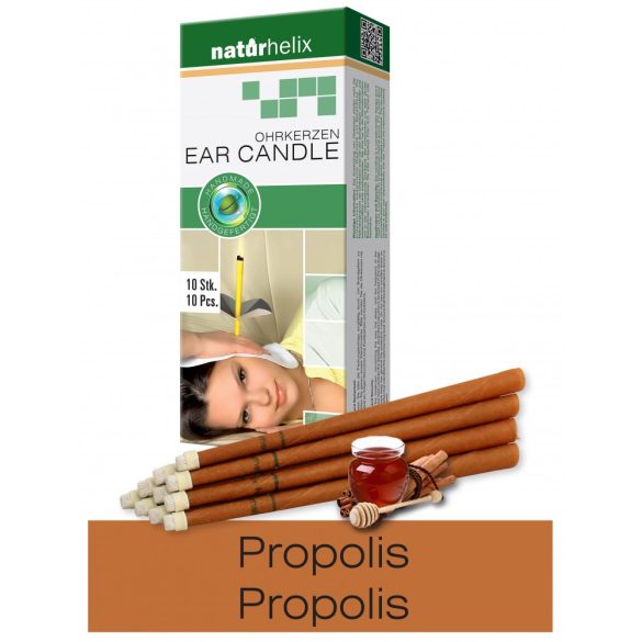 Naturhelix Ear Candles with Propolis Tincture, 10pcs Pack