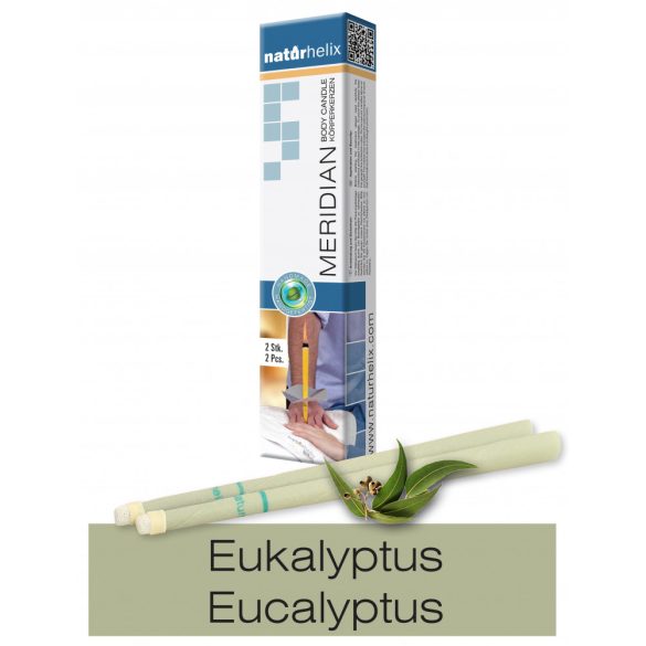 Naturhelix Body Candles with Eucalyptus Oil, 2pcs Pack