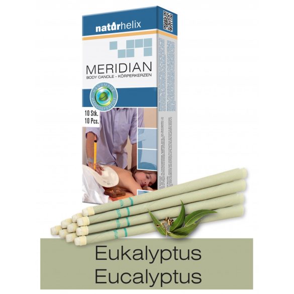 Naturhelix Body Candles with Eucalyptus Oil, 10pcs Pack