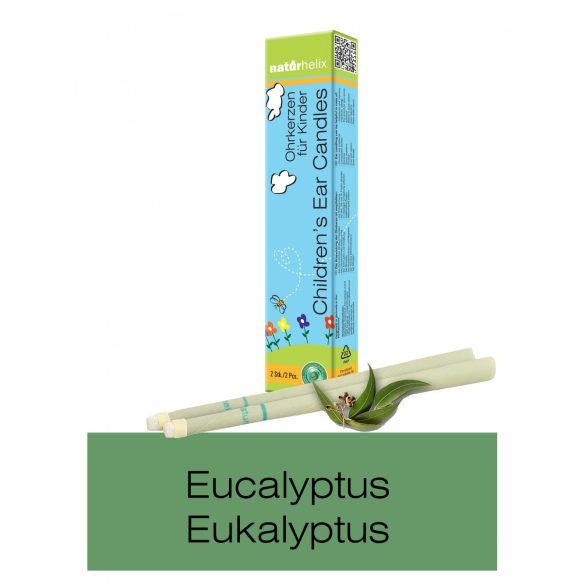 Naturhelix Kinder-Ohrkerzen mit Eukalyptus-Öl, 2er-Packung