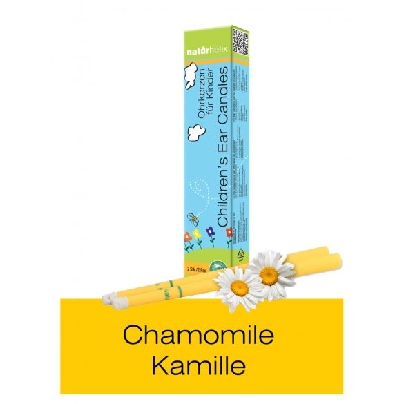 Candele Auricolari per Bambini Naturhelix con olio di Camomilla, 2pz/cf