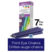   Naturhelix Chakra Candles Third-Eye Chakra / Dark Blue, 7pcs Pack