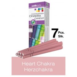 Naturhelix Chakra Candles Heart Chakra / Pink, 7pcs Pack