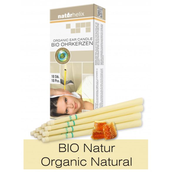 Naturhelix Organic Ear Candles - Natural, 10pcs Pack