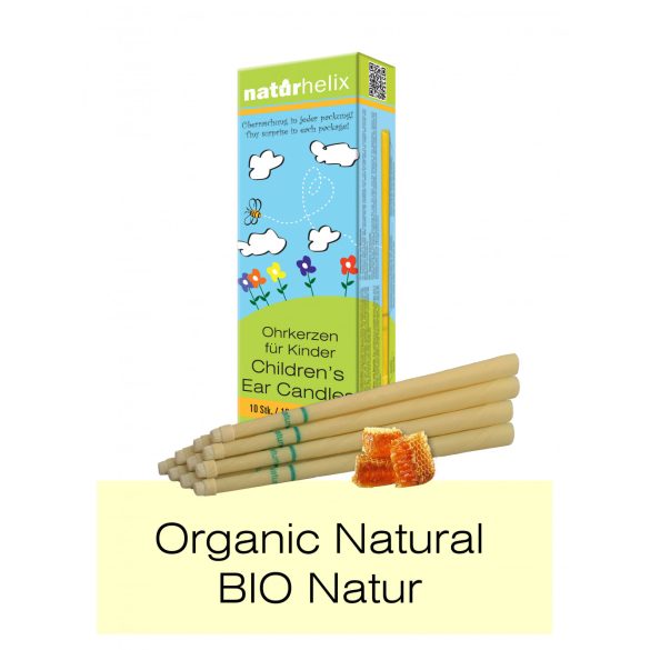 Naturhelix BIO Children's Ear Candles - Natural, 10pcs Pack